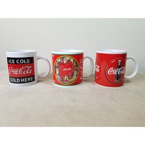 Coca Cola Gibson Coffee Mug Tea Cup 12oz Year 2003 1995 1996 Drinkware 4" x3